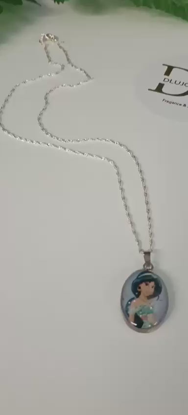Collar Princesa Jasmine en Plata 925