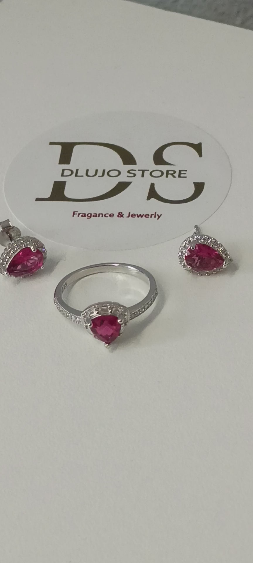 Set “Gotas de Amor” en Plata de Ley 925