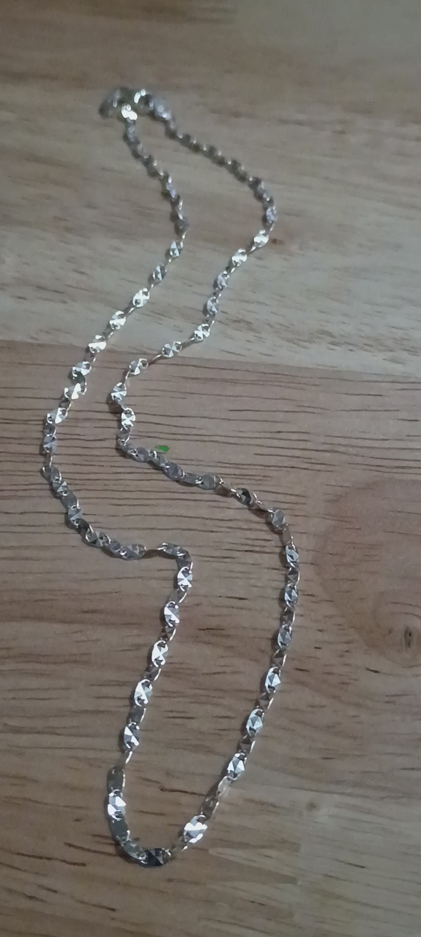 Cadena Marinera Plana Facetada en Plata 925