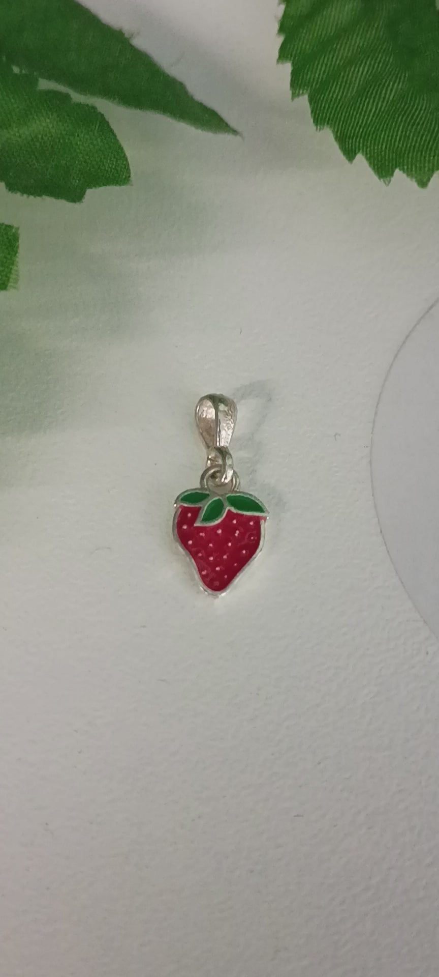 Dije Sweet Strawberry en Plata 925