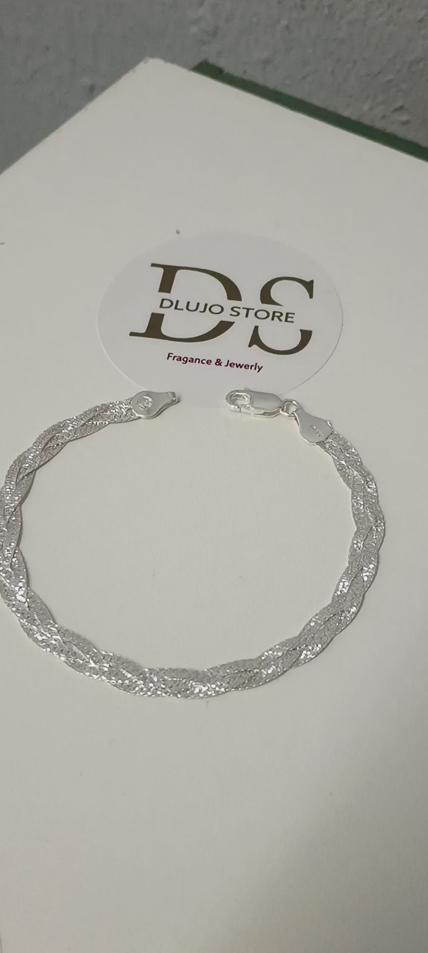 Pulsera Trenzada en Plata de Ley 925