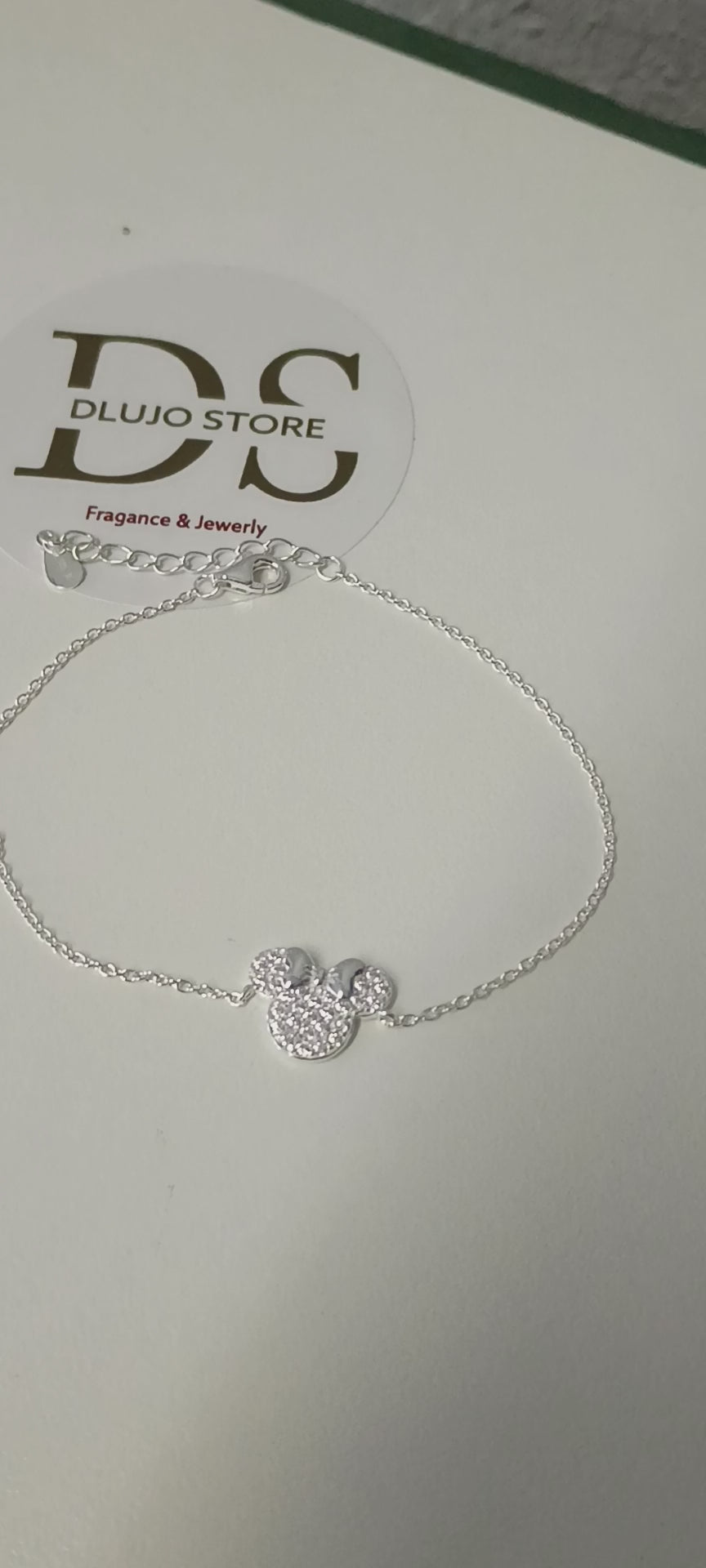 Pulsera de Minnie Mouse en Plata de Ley 925