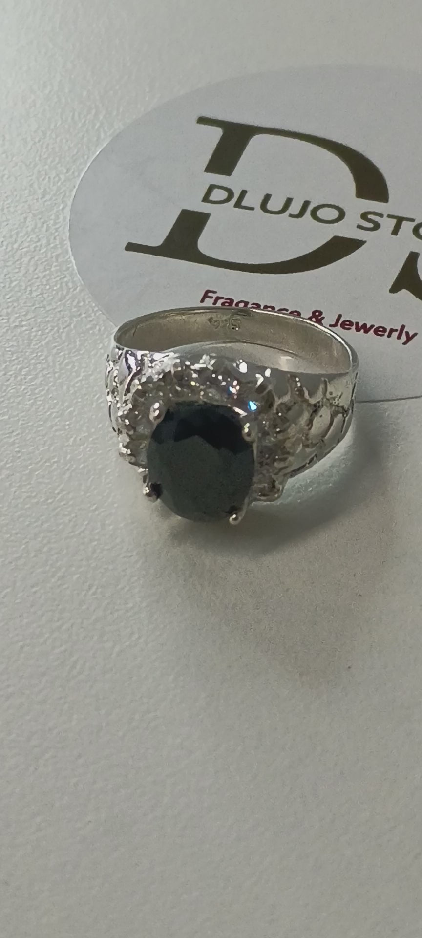 Royal Legacy Collection Ring “Night Eclipse” in 925 Sterling Silver