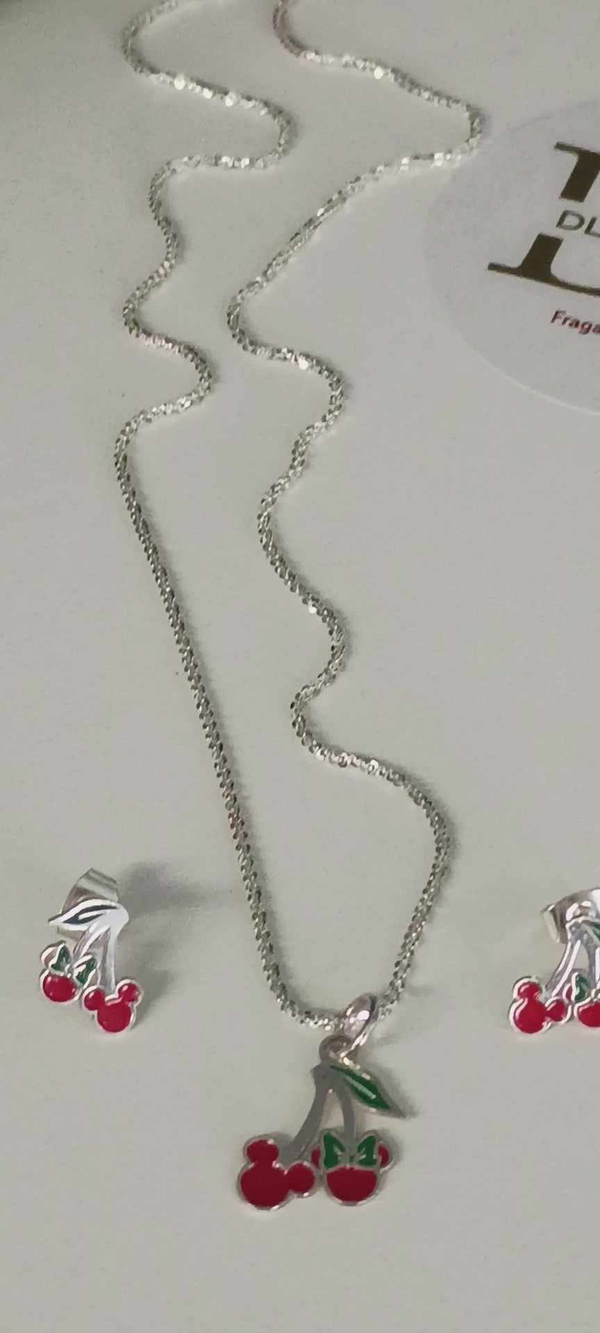Set de Cerezas en Plata 925