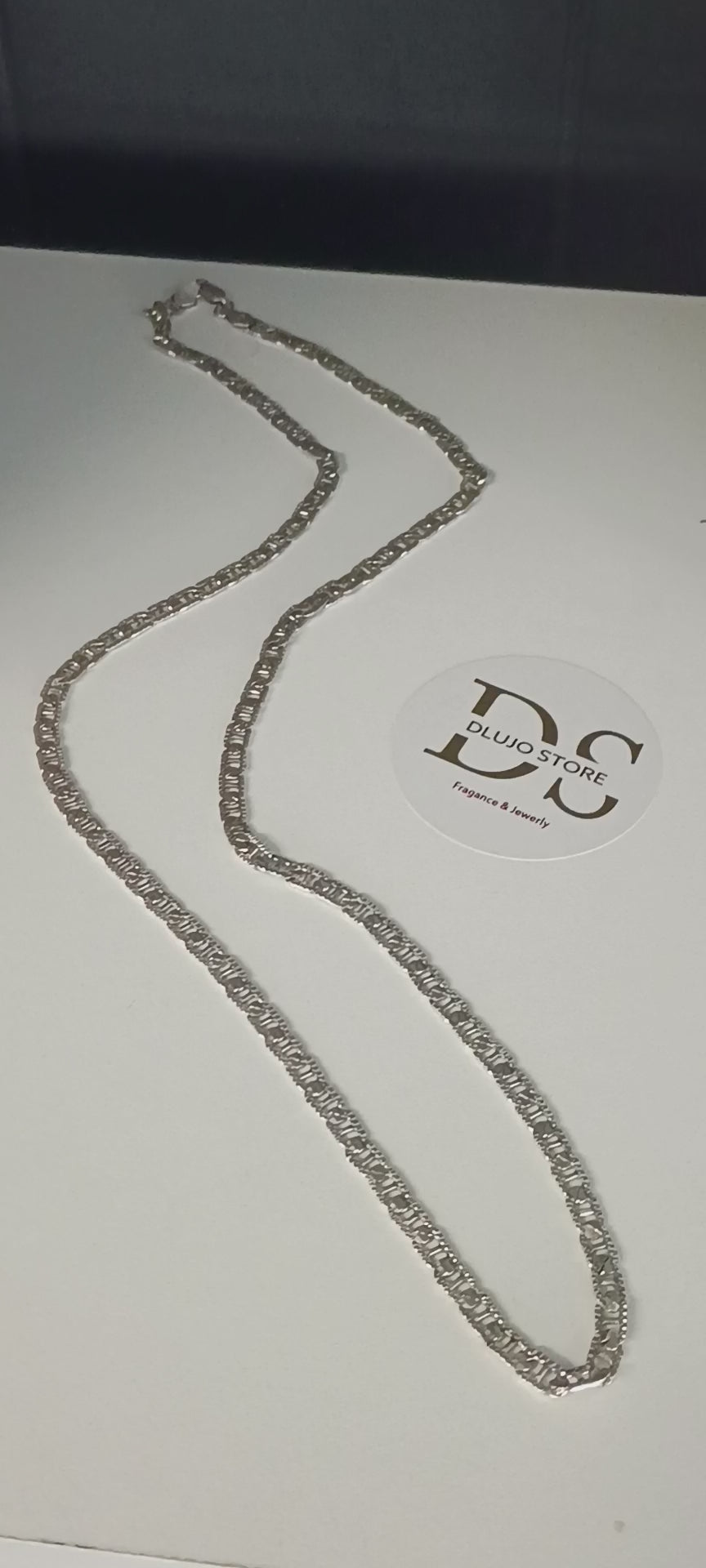 Cadena Estilo Gucci Diamantada en Plata 925