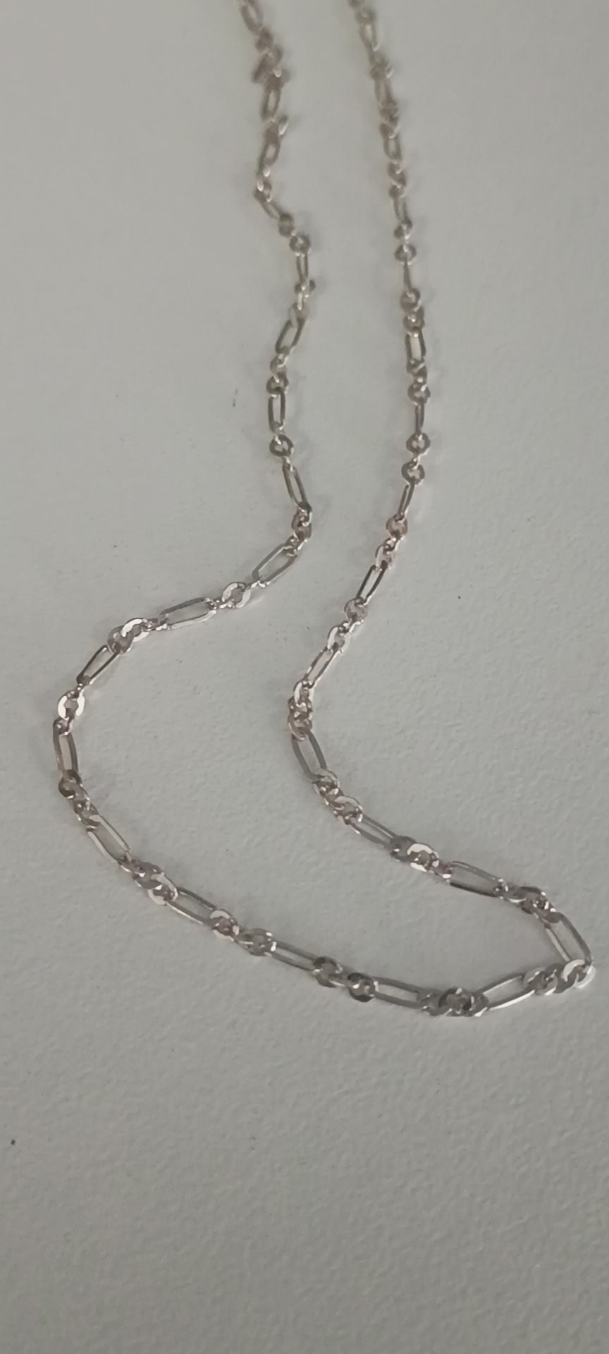 Cadena Mediana de Eslabones en Plata 925