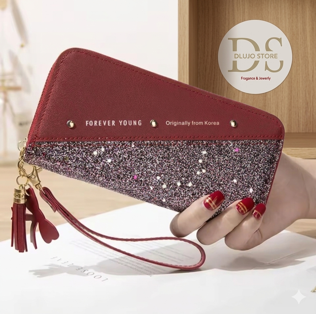 Colección Glitter & Glow: Cartera Larga Multifuncional