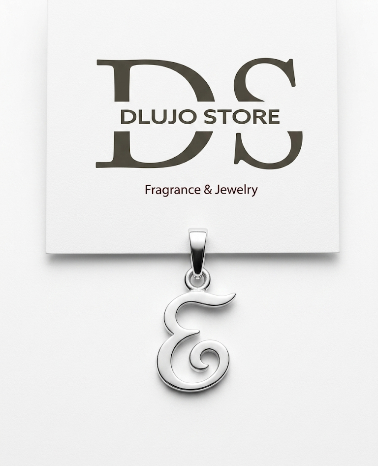 Dije Letra "E" en Plata de Ley 925 Elegancia Personalizada