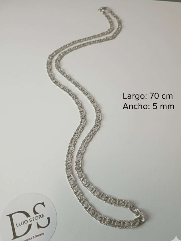 Cadena Estilo Gucci Diamantada en Plata 925