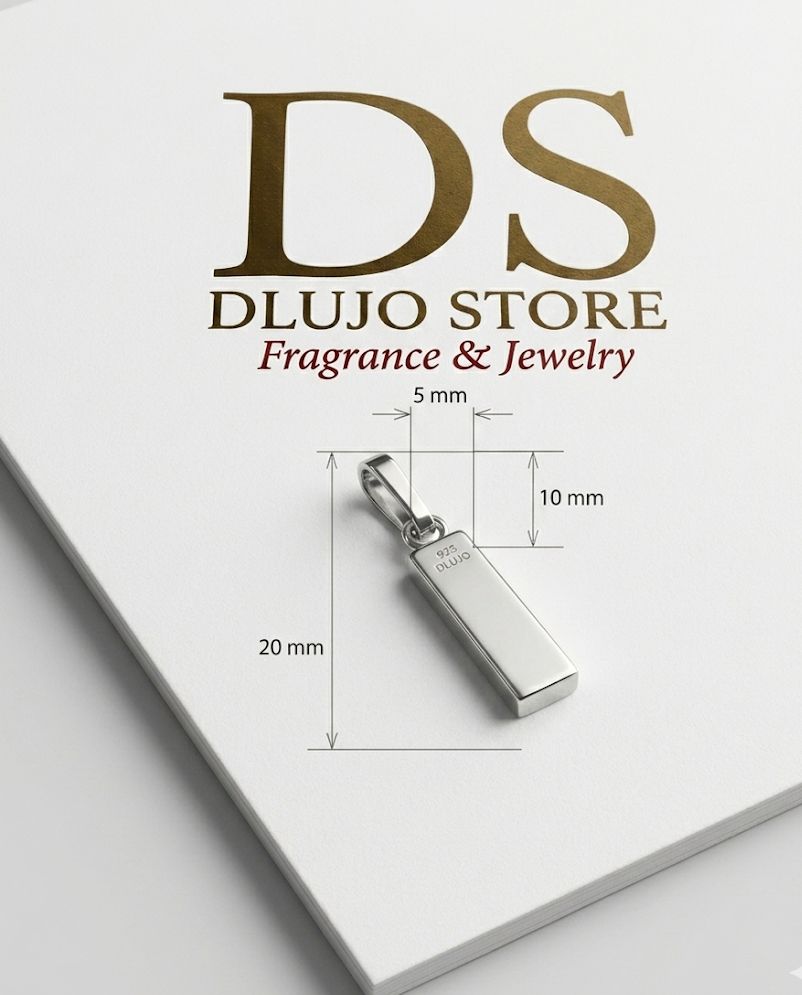 Dije de Identidad en Plata de Ley .925 Letra "i"