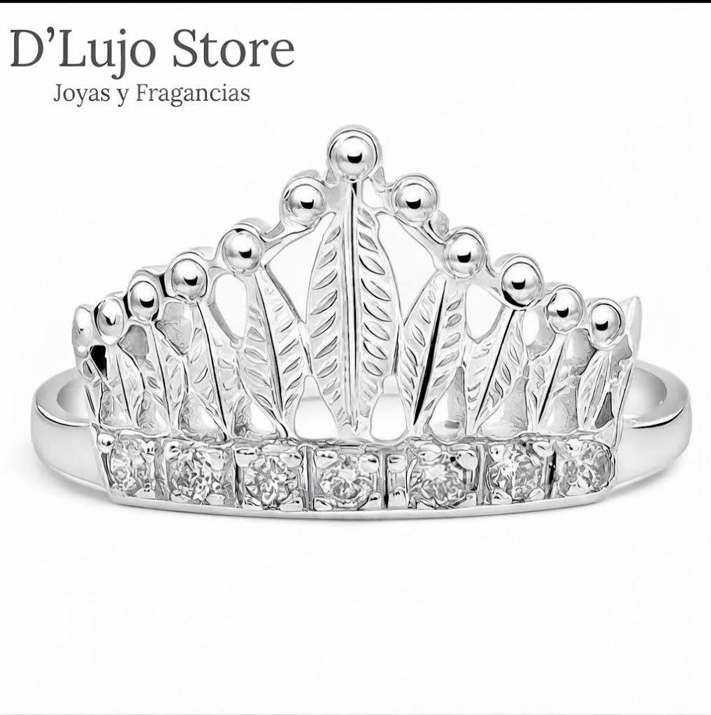 Anillo de Plata 925 de Alta Calidad  "Corona Real"