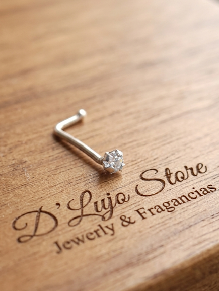 Piercing para Nariz: Elegancia Minimalista con Circonia en Plata 925