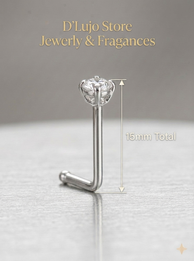 Piercing para Nariz: Elegancia Minimalista con Circonia en Plata 925