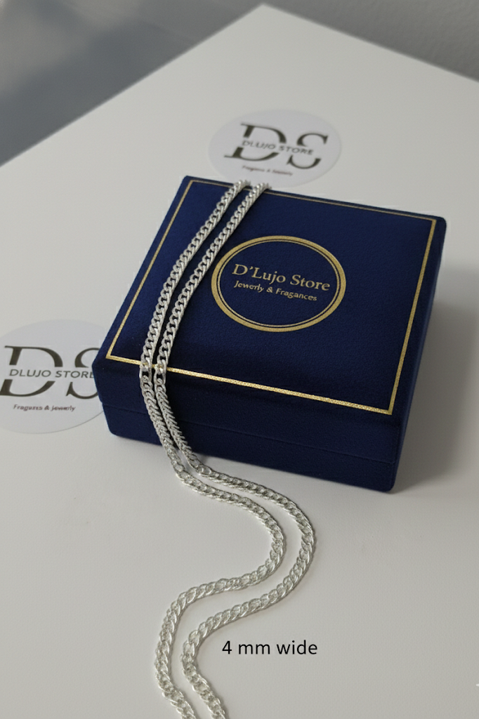 Triple Rhombus Chain in 925 Silver