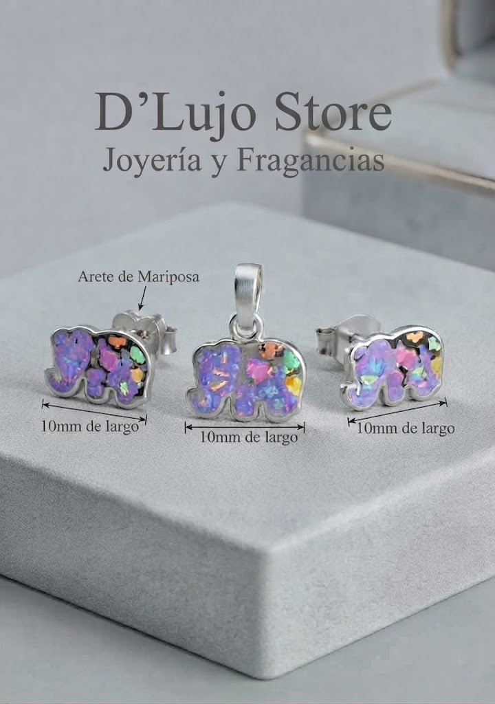 Set de Elefante Plata 925
