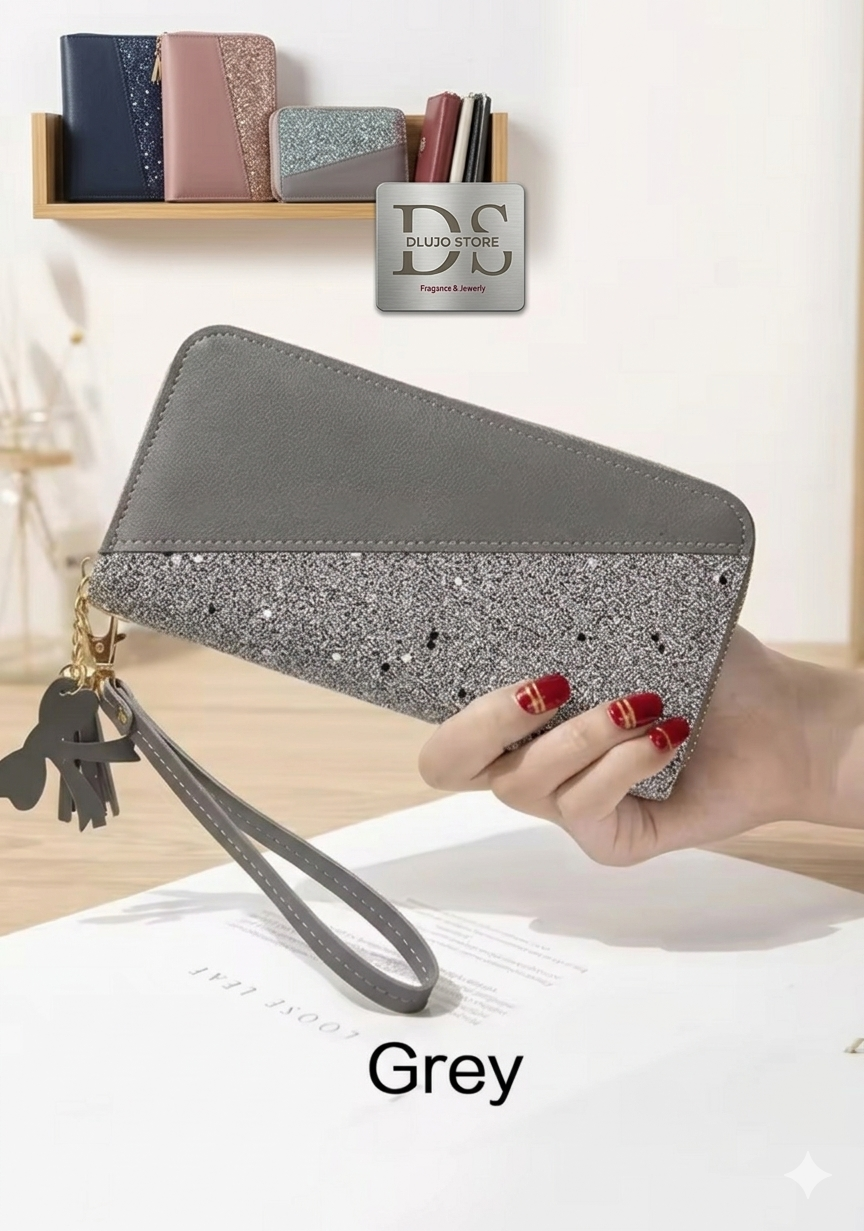 Colección Glitter & Glow: Cartera Larga Multifuncional