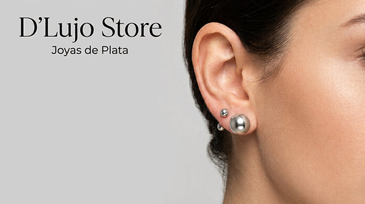 Aretes de Balin en Plata de Ley 925