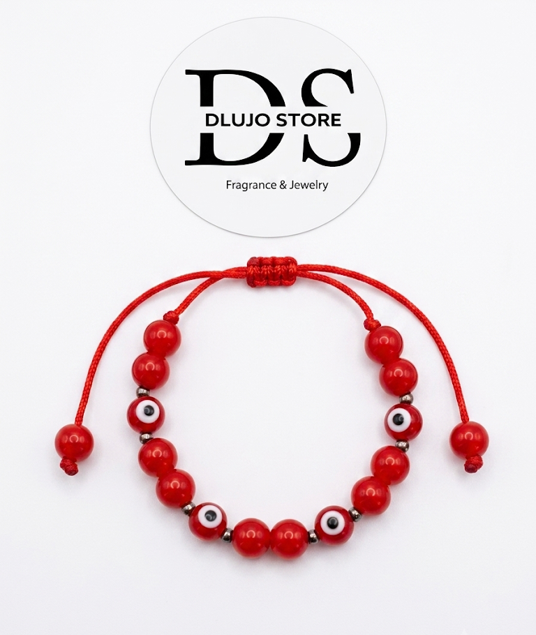 Baby Bracelet with Red and Silver Crystals in 925 Sterling Silver
