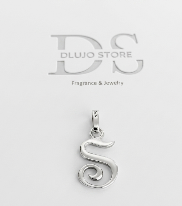 Dije Personalizado Letra "S" en Plata 925