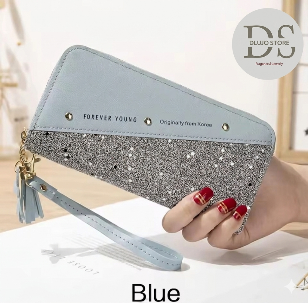 Colección Glitter & Glow: Cartera Larga Multifuncional