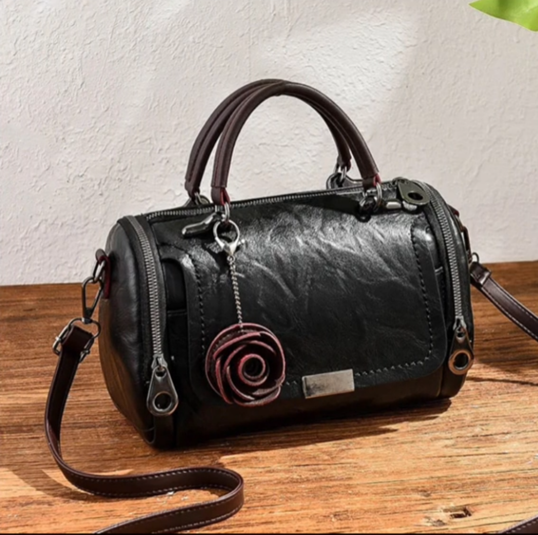 Bolso Boston Retro - Edición Floral